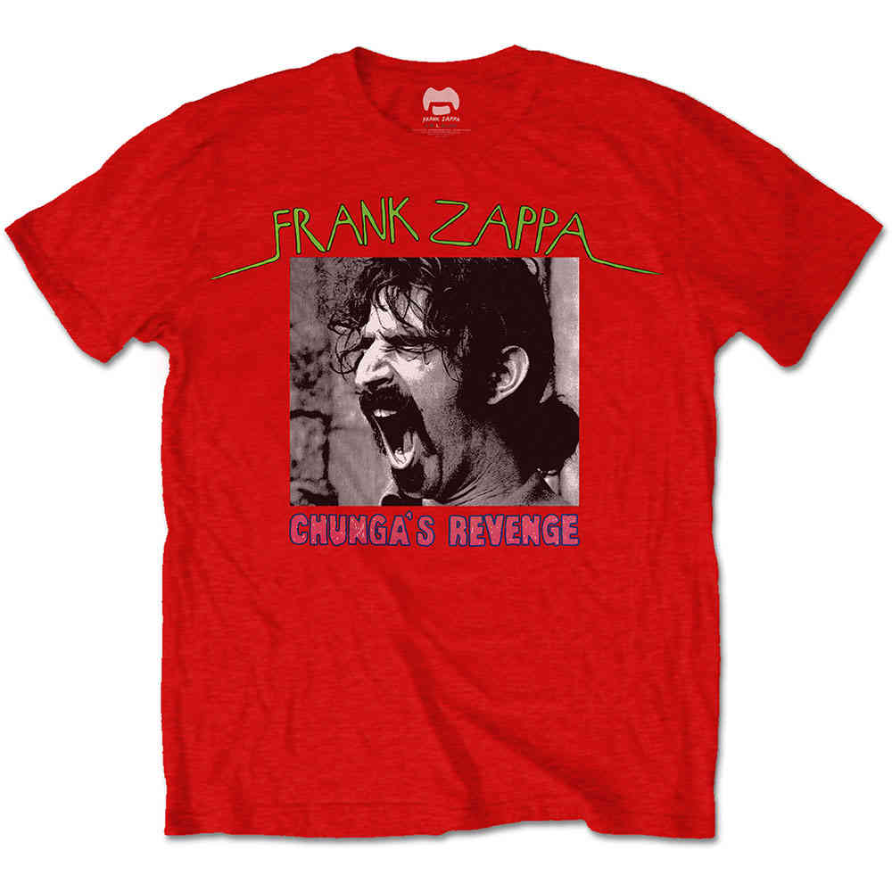 Frank Zappa - Chunga's Revenge Heren Tshirt - Rood
